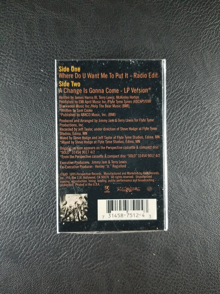 Solo - Where Do U Want Me to Put It (1995, Cassette Single) [SEALED]