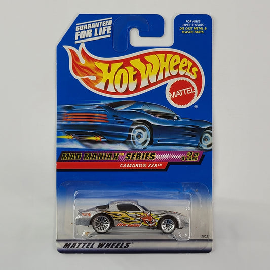 Hot Wheels - Camaro Z28 (Silver) [Mad Maniax Series (2000) - 2/4]