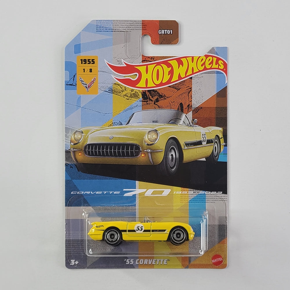 Hot Wheels - '55 Corvette (Yellow)