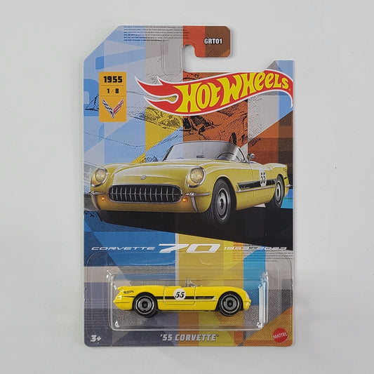 Hot Wheels - '55 Corvette (Yellow)