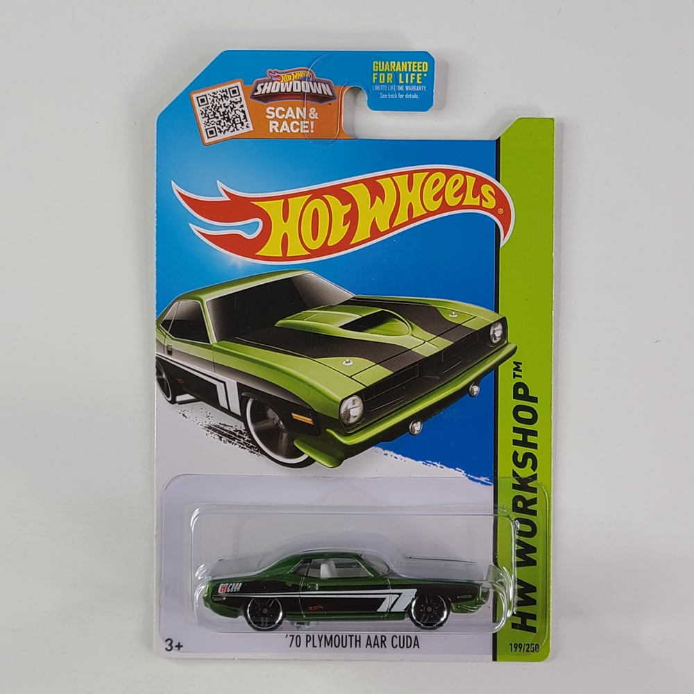 Hot Wheels - '70 Plymouth AAR Cuda (Green)