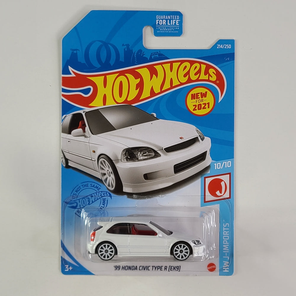 Hot Wheels - '99 Honda Civic Type R (EK9) (Championship White)