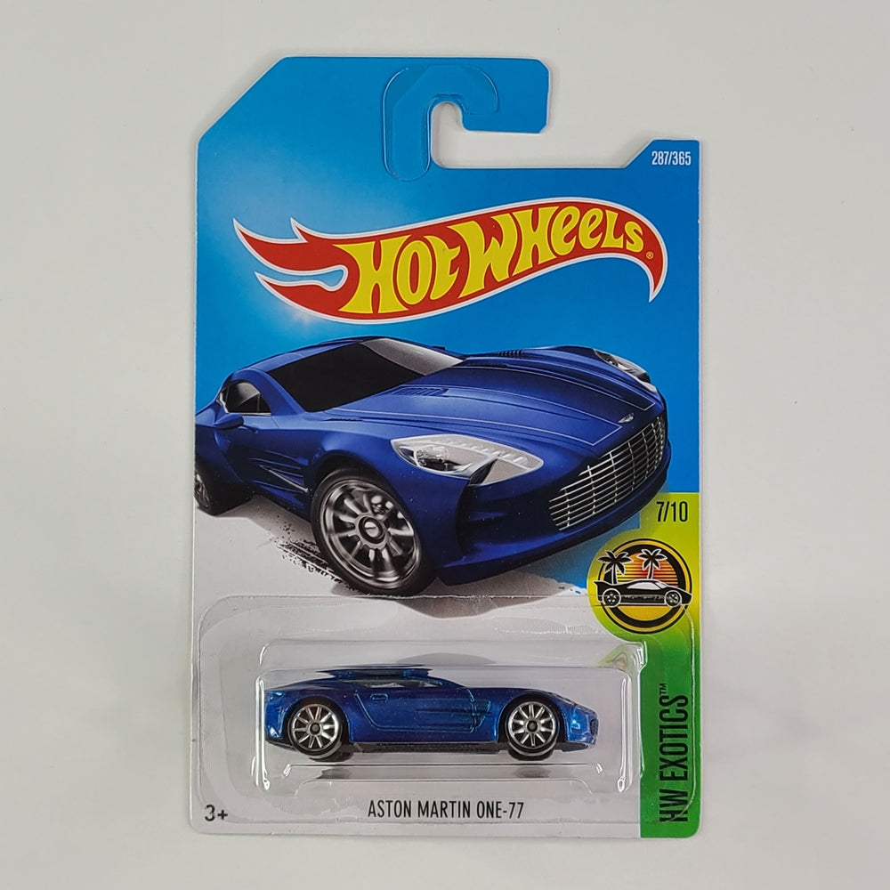 Hot Wheels - Aston Martin One-77 (Metallic Blue)