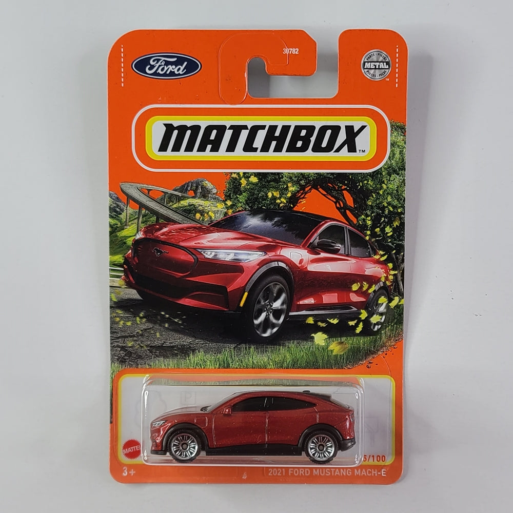 Matchbox - 2021 Ford Mustang Mach-E (Metalflake Red)