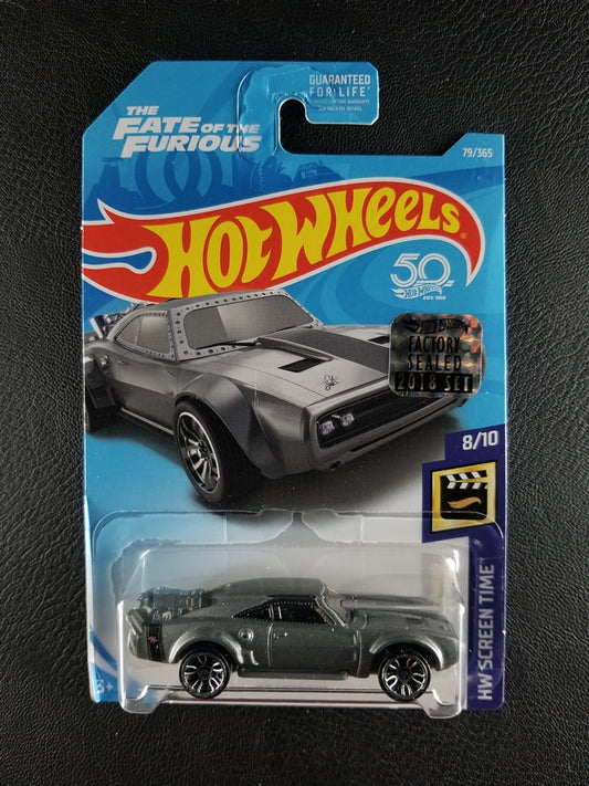 Hot Wheels - Ice Charger (Gray) [Factory Sealed 2018 Set]