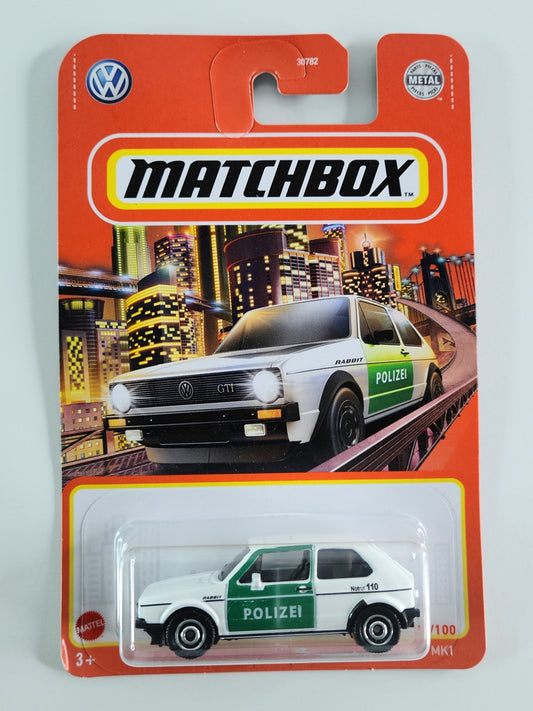 Matchbox - 1976 Volkswagen Golf MK1 (White) [MBX - 33/100]