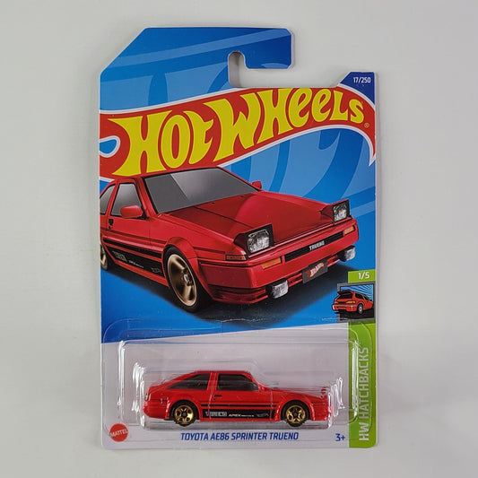 Hot Wheels - Toyota AE86 Sprinter Trueno (Red)