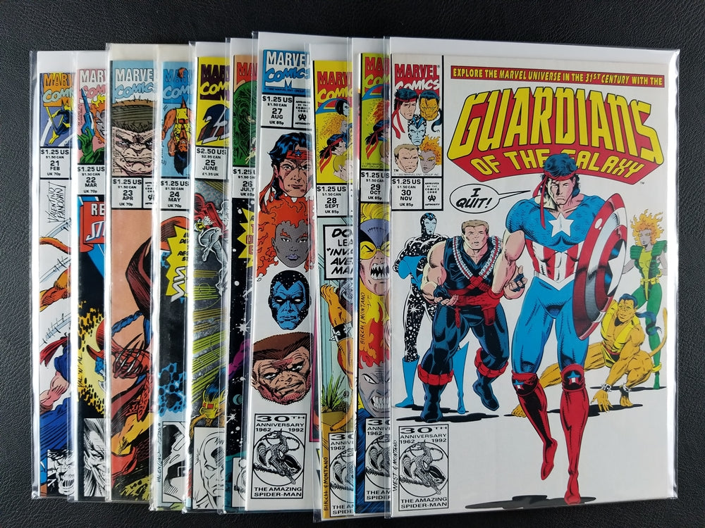 Guardians of the Galaxy [1st Series] #21-30 Set (Marvel, 1992)