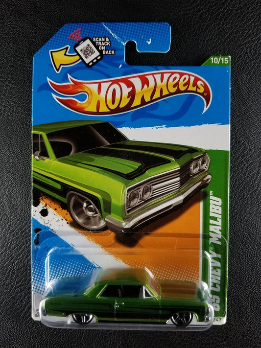 Hot Wheels - '65 Chevy Malibu (Green) [10/15 - 2012 HW Treasure Hunt]