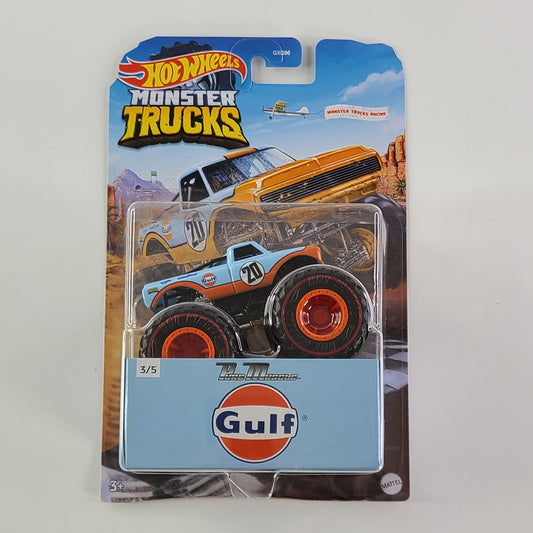 Hot Wheels Monster Trucks - Pure Muscle (Light Blue)
