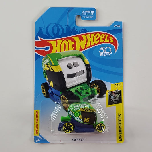 Hot Wheels - Emoticar (Green) [Experimotors Mini Collection (2018) - 5/10]