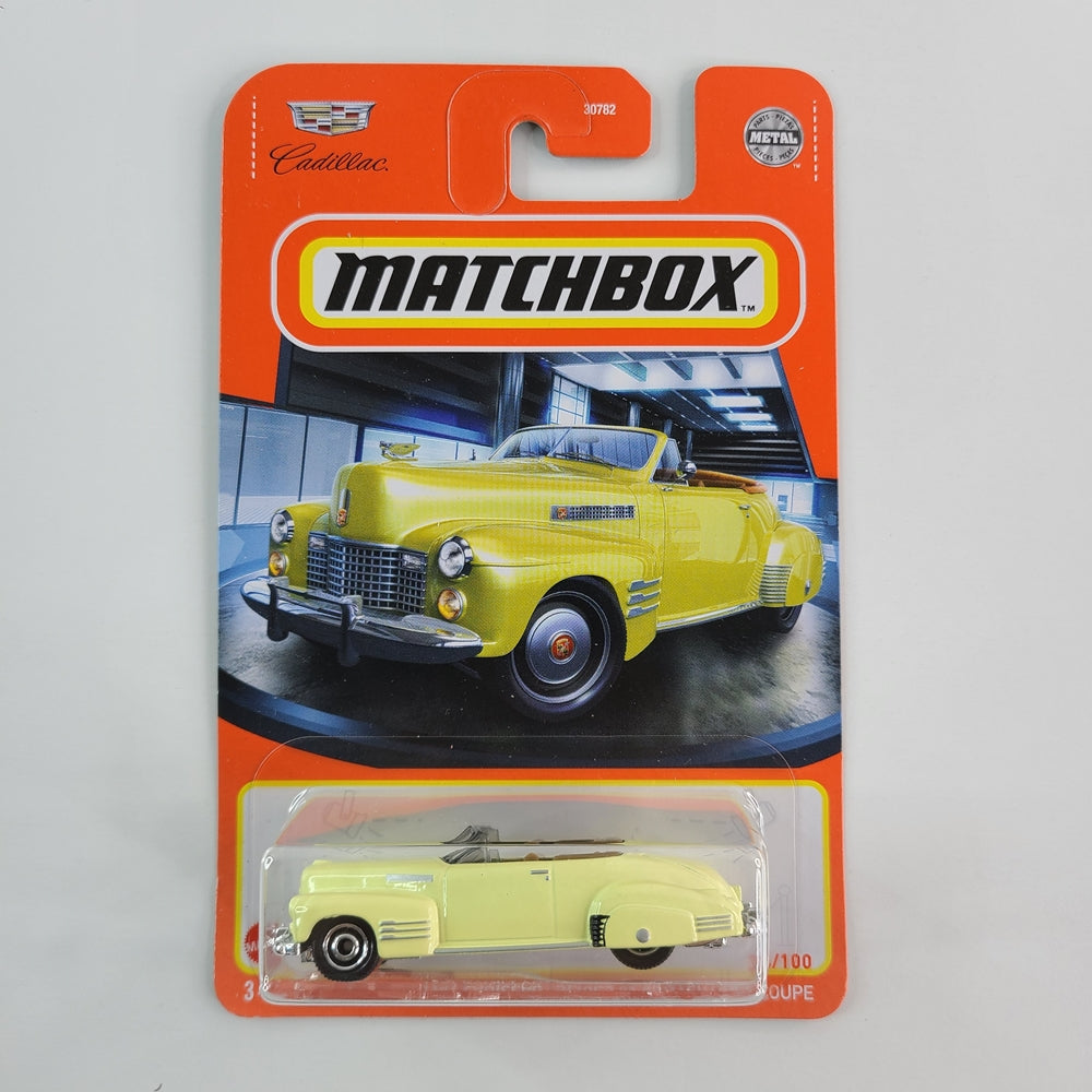 Matchbox - 1941 Cadillac Series 62 Convertible Coupe (Pale Yellow) [1-100: MBX Showroom - 34/100]