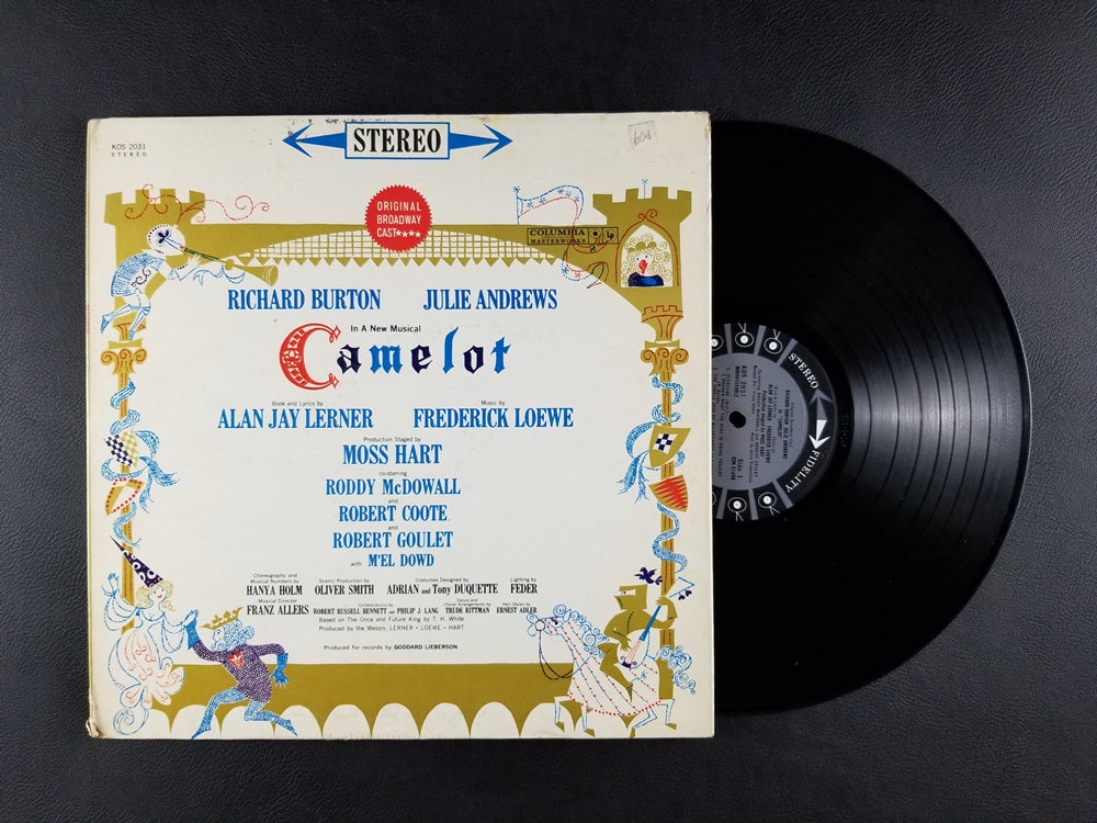 Alan Jay Lerner, Frederick Loewe/Julie Andrews, Richard Burton - Camelot [Original Broadway Cast Recording] (1960, LP)