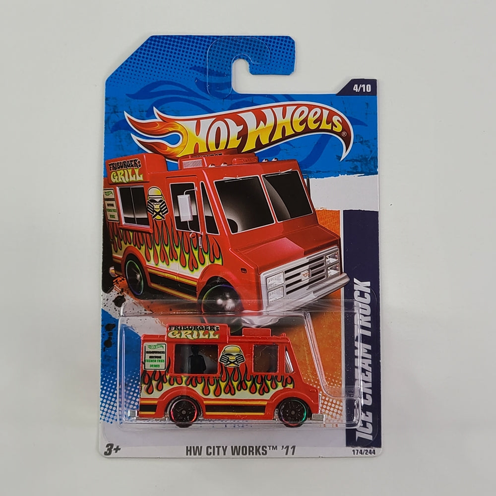 Hot Wheels - Ice Cream Truck (Red)