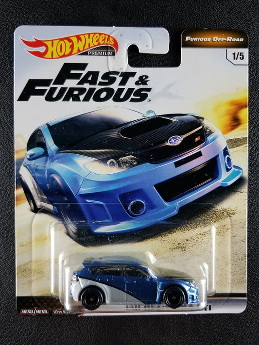 Hot Wheels Premium - Impreza WRT STI (Dark Blue) [1/5 - Fast & Furious: Furious Off-Road]