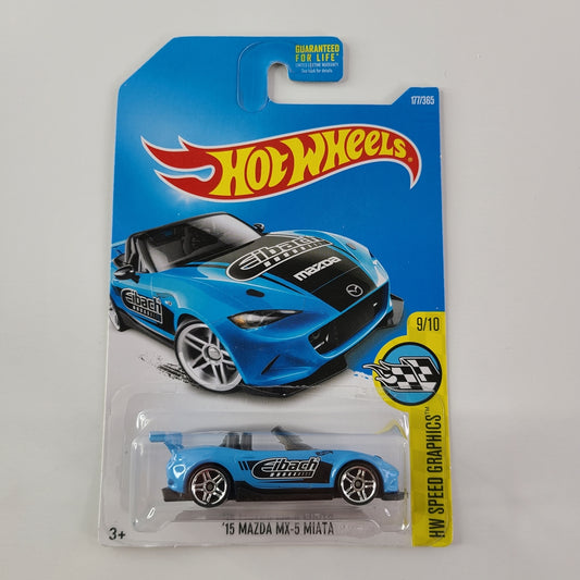 Hot Wheels - '15 Mazda MX-5 Miata (Blue)