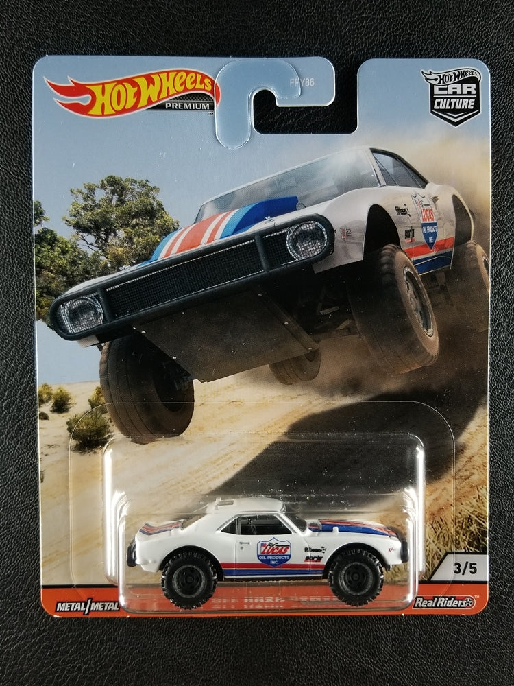 Hot Wheels Premium - '67 Off Road Camaro (White) [3/5 - 2020 Car Culture: Wild Terrain]