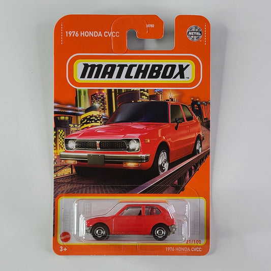 Matchbox - 1976 Honda CVCC (Red)