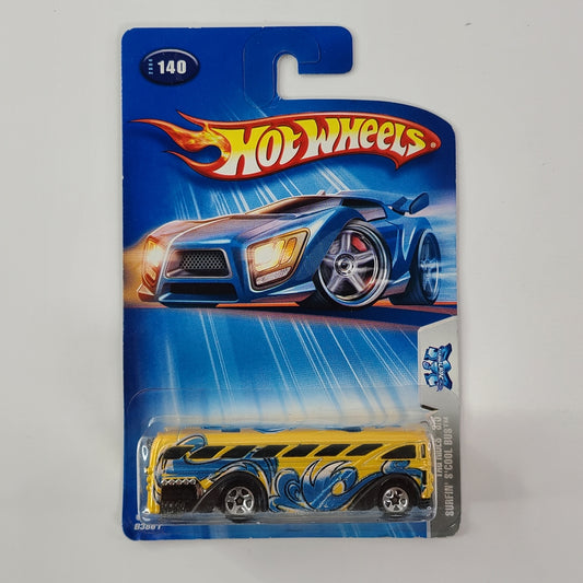 Hot Wheels - Surfin' S'cool Bus (Pearl Yellow) [Tag Rides Series (2004) - 3/5]