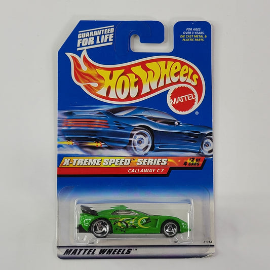 Hot Wheels - Callaway C7 (Green) [X-Treme Speed Series (1999) - 2/4]