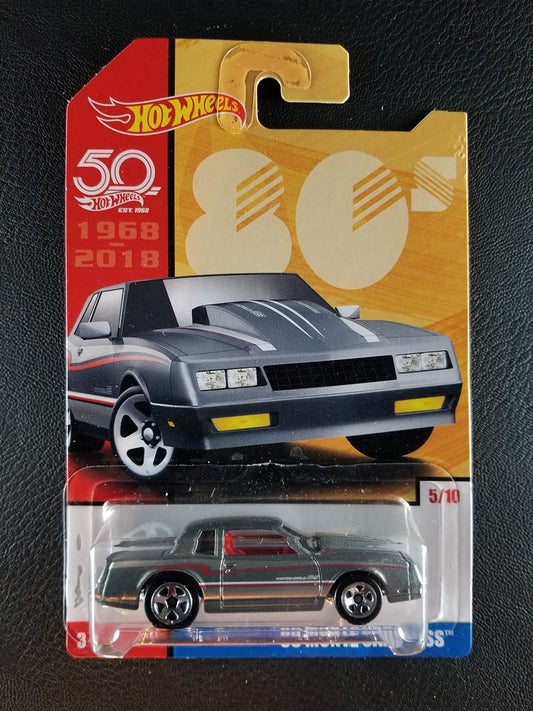 Hot Wheels - '86 Monte Carlo SS (Silver) [5/10 - 2018 HW 50th Anniversary Throwback (Mix 1)]