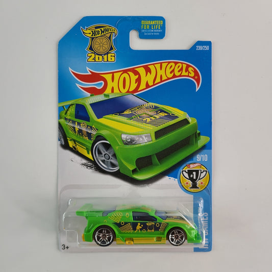 Hot Wheels - Amazoom (Lime Green) [HW Games Mini Collection (2016) - 9/10]