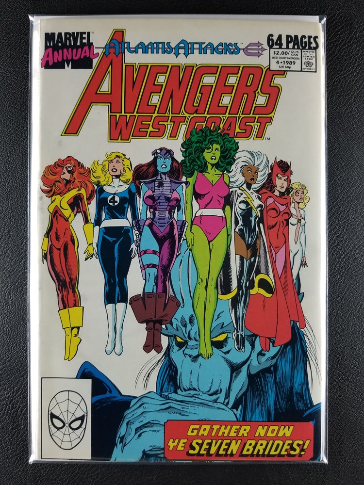 Avengers West Coast Annual #4 (Marvel, July 1989)