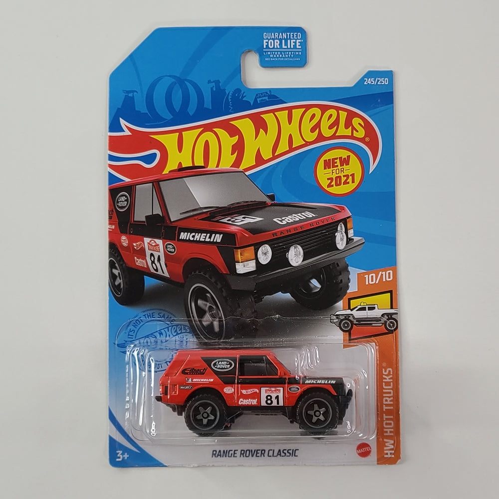 Hot Wheels - Range Rover Classic (Red) [HW Hot Trucks Mini Collection (2021) - 10/10] [New for 2021]