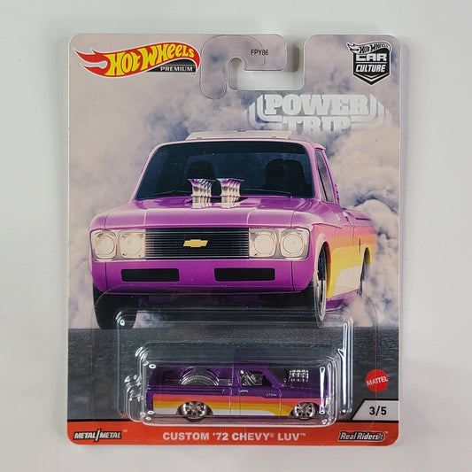 Hot Wheels Premium Real Riders - Custom '72 Chevy LUV (Metalflake Purple)