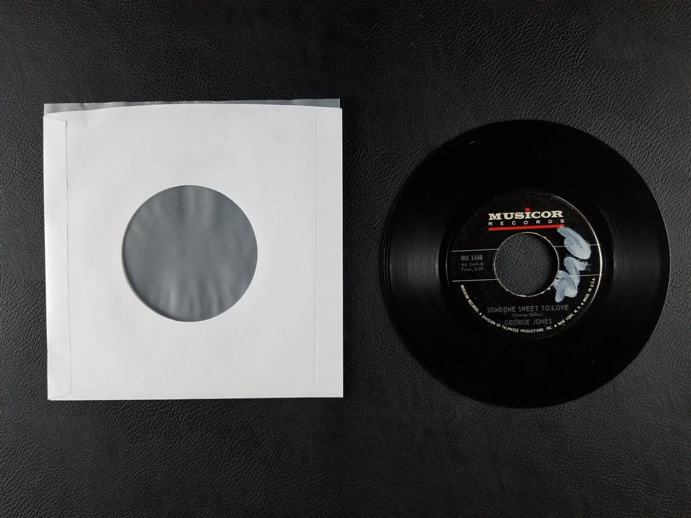 George Jones - Right Won't Touch a Hand (1971, 7'' Single)