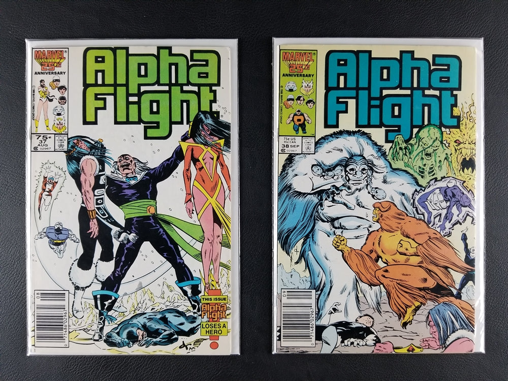 Alpha Flight [1st Series] #31-40 Set (Marvel, 1986)