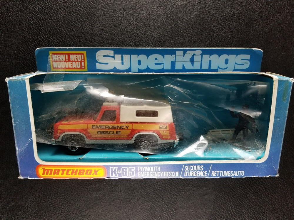 Matchbox Superkings - Plymouth Emergency Rescue (Red)