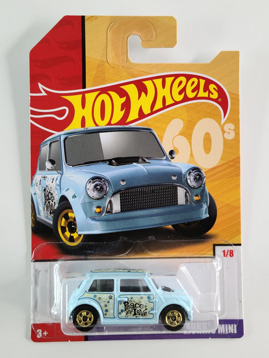 Hot Wheels - Morris Mini (Light Blue) [Throwback Series (2019 Series 1) - 1/8]