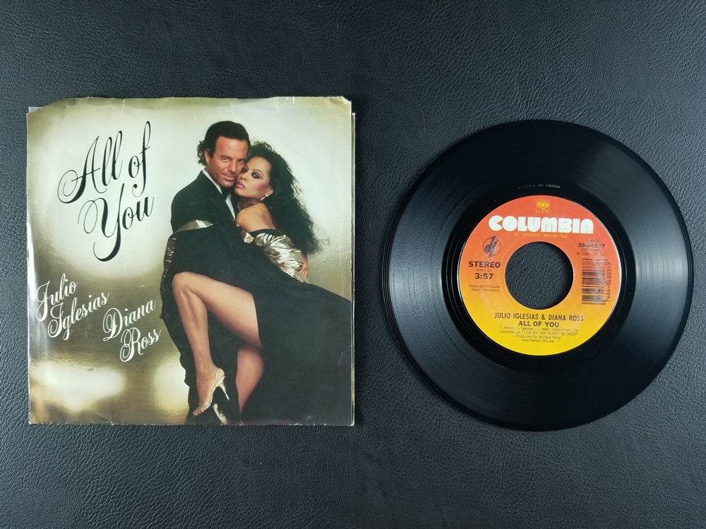 Julio Iglesias and Diana Ross - All of You (1984, 7'' Single)