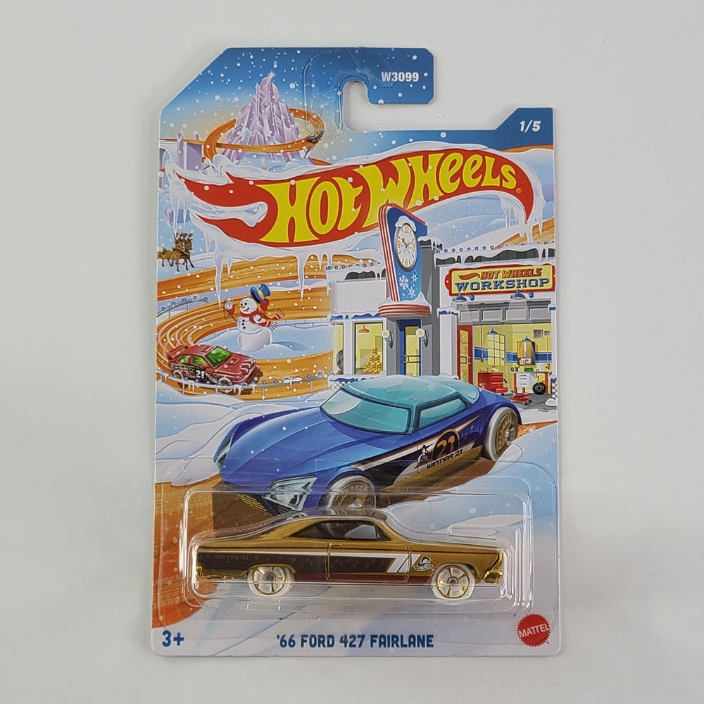 Hot Wheels - '66 Ford 427 Fairlane GT (Metalflake Gold)