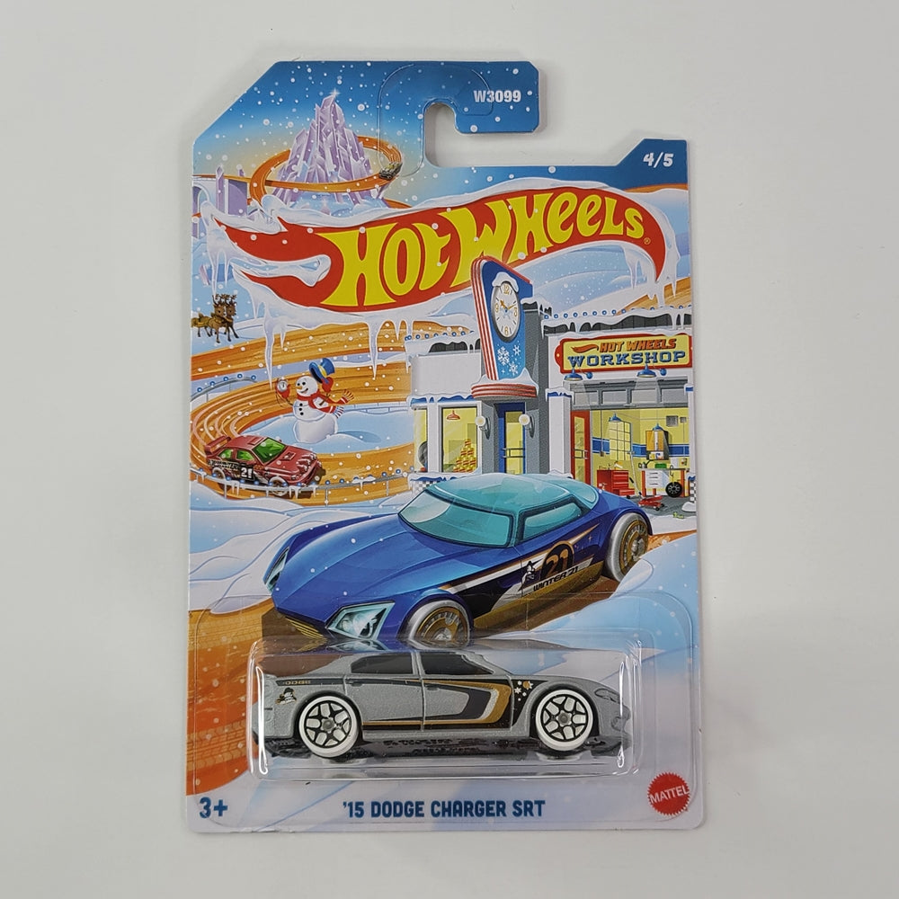 Hot Wheels - '15 Dodge Charger SRT (Silver) [HW Winter Series (2021) - 4/5]