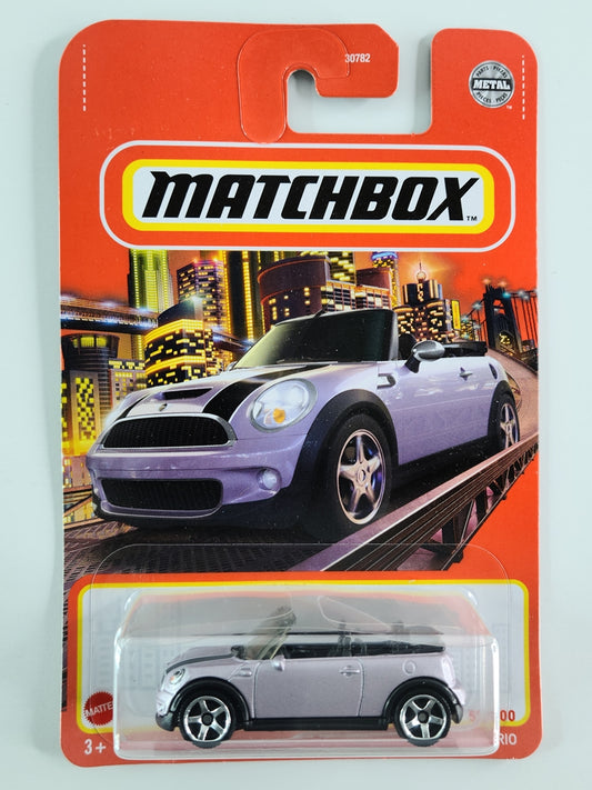 Matchbox - 2010 Mini Cooper S Cabrio (Metalflake Light Purple)