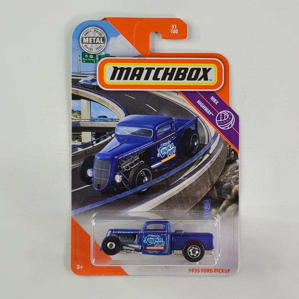 Matchbox - 1935 Ford Pickup (Metalflake Blue)