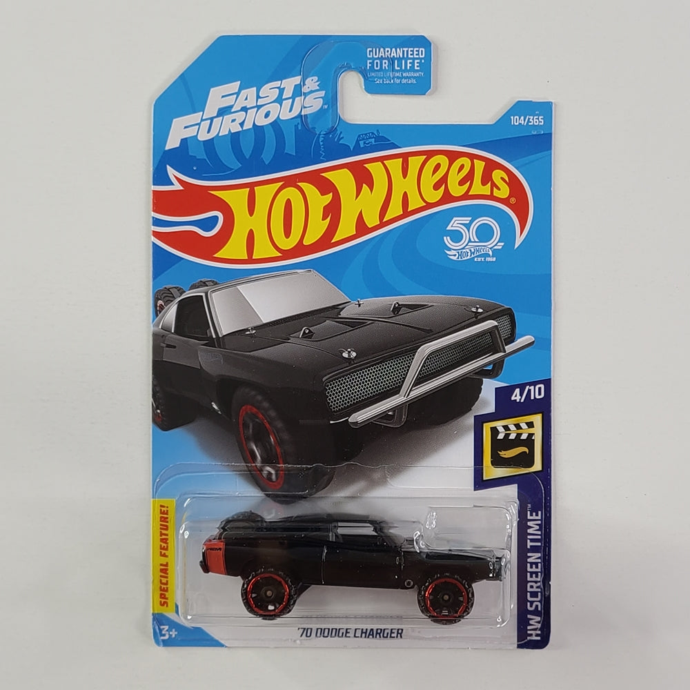 Hot Wheels - '70 Dodge Charger (Black)