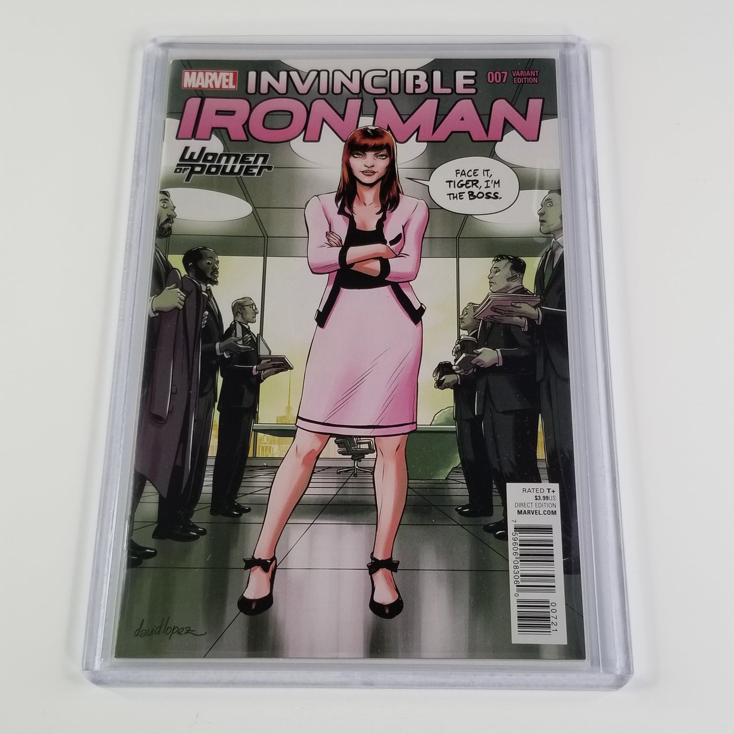 Invincible Iron Man (Marvel, 2015 2nd Series) #7 Variant 1 app Iron Heart