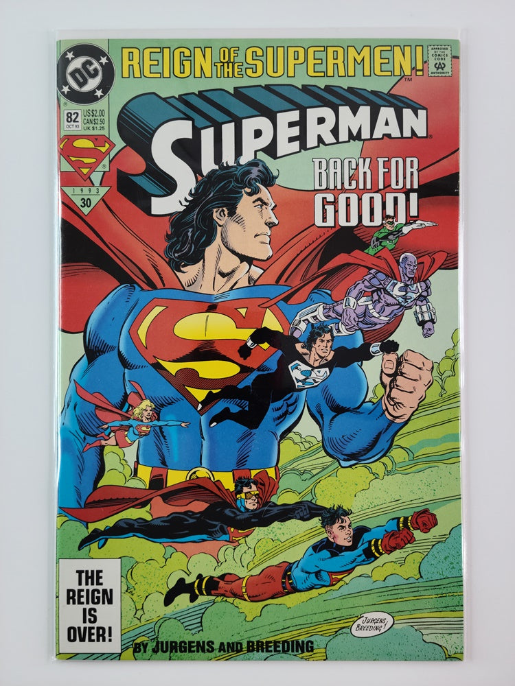 Superman [2nd Series] #82B.U (DC, October 1993)