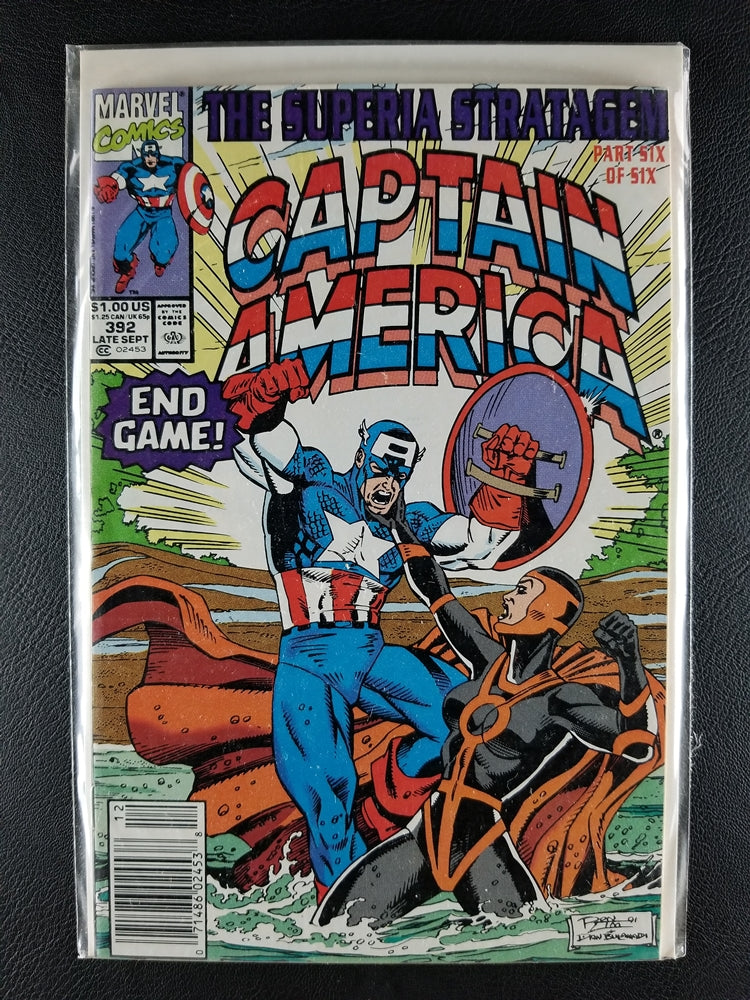 Captain America [1st Series] #392 (Marvel, September 1991)