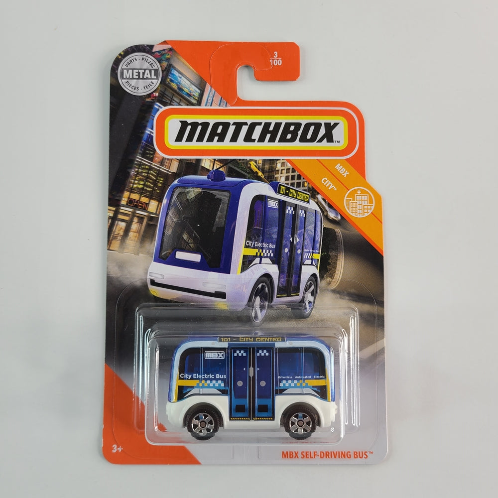 Matchbox - MBX Self-Driving Bus (White)