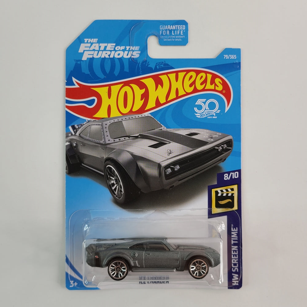 Hot Wheels - Ice Charger (Satin Grey) [HW Screen Time Mini Collection (2018) - 8/10]