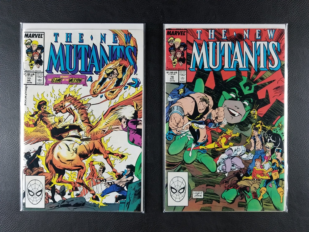 The New Mutants [1st Series] #71-80 Set (Marvel, 1989)