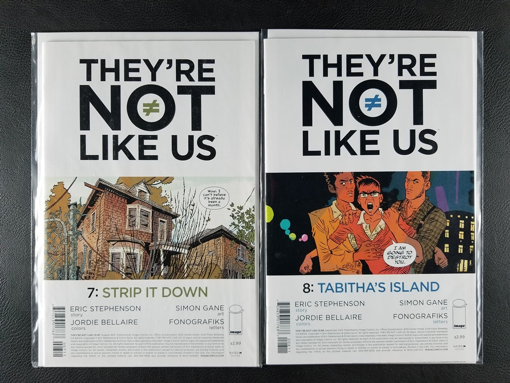 They're Not Like Us #1-10 Set (Image, 2014-15)