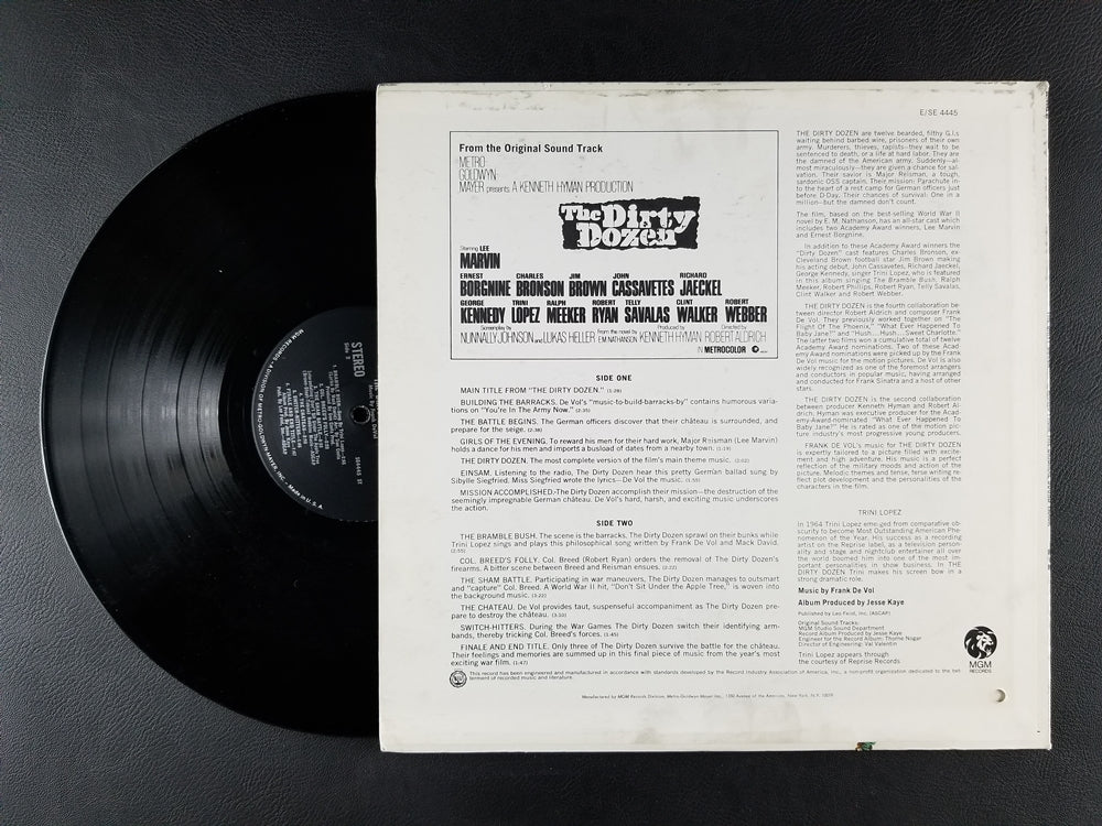 Frank De Vol - The Dirty Dozen (Music from the Original Soundtrack) (1967, LP)