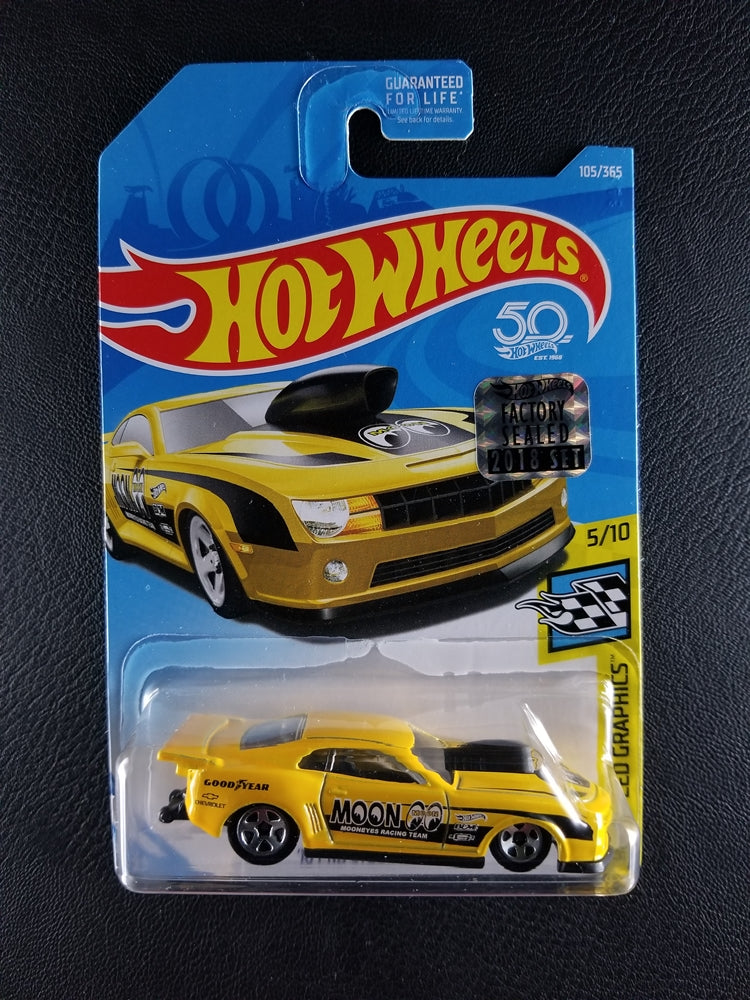 Hot Wheels - '10 Pro Stock Camaro (Yellow) [Factory Sealed 2018 Set]