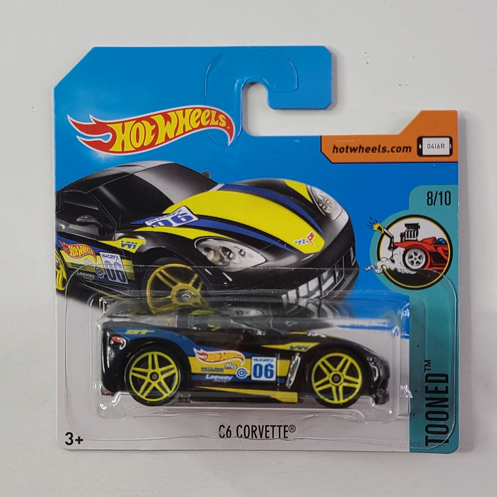 Hot Wheels - C6 Corvette (Black) [Short Card]