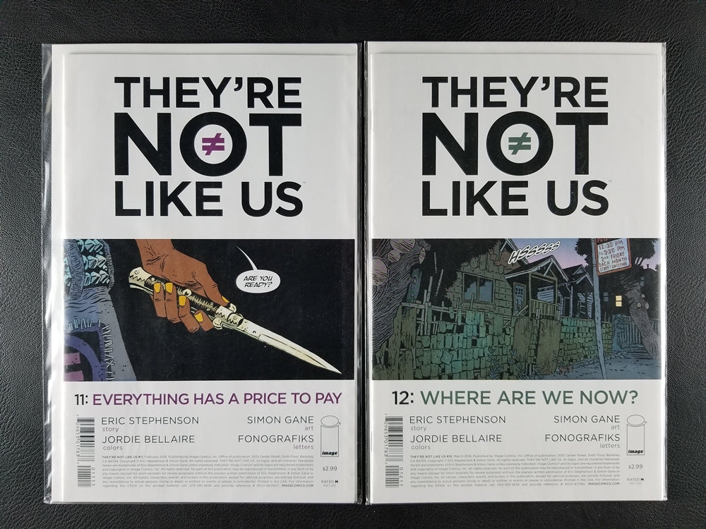 They're Not Like Us #11-15 Set (Image, 2016-17)